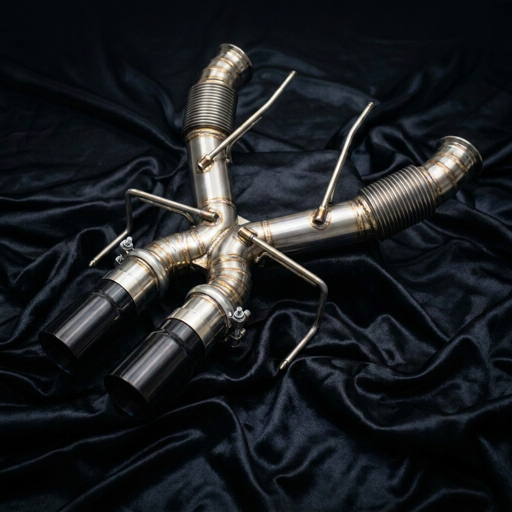 McLaren 750S exhaust — Stainless Steel
