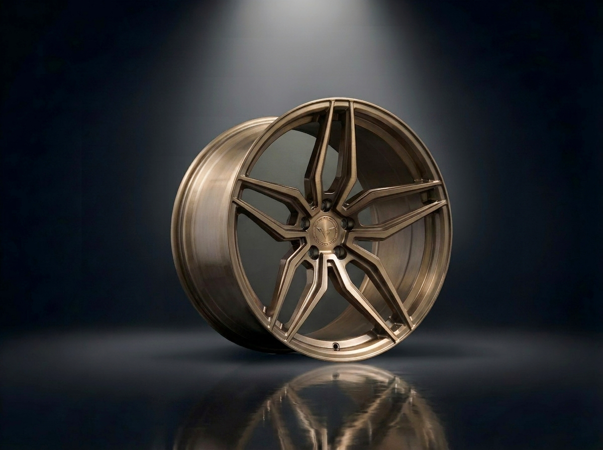 MONERO 10NE - XI forged wheel — Bronze Smoke / Mirror Lip finish