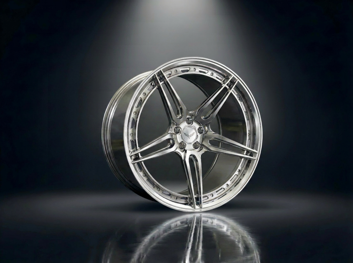 MONERO 10NE - XIII forged wheel — Polished Silver finish