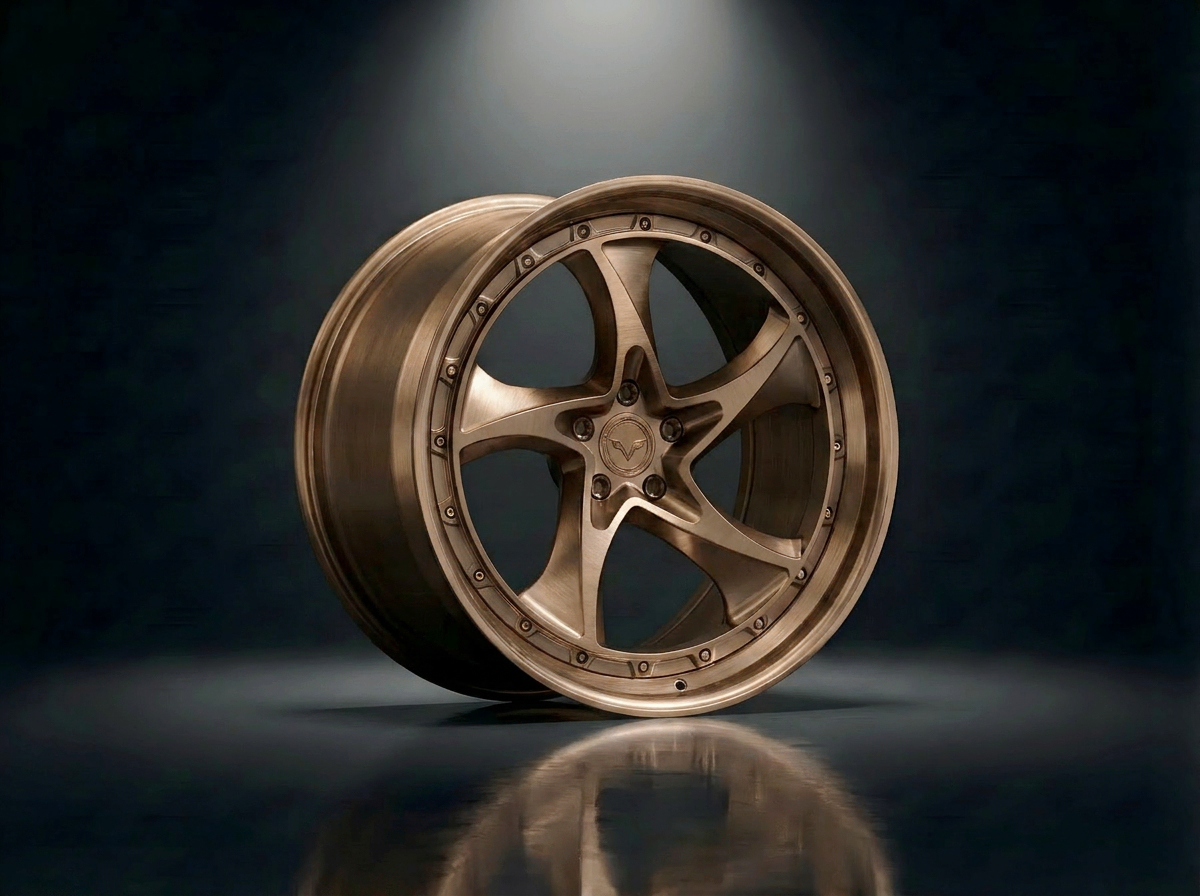 MONERO 10NE - XII forged wheel — Bronze Satin / Mirror Lip finish