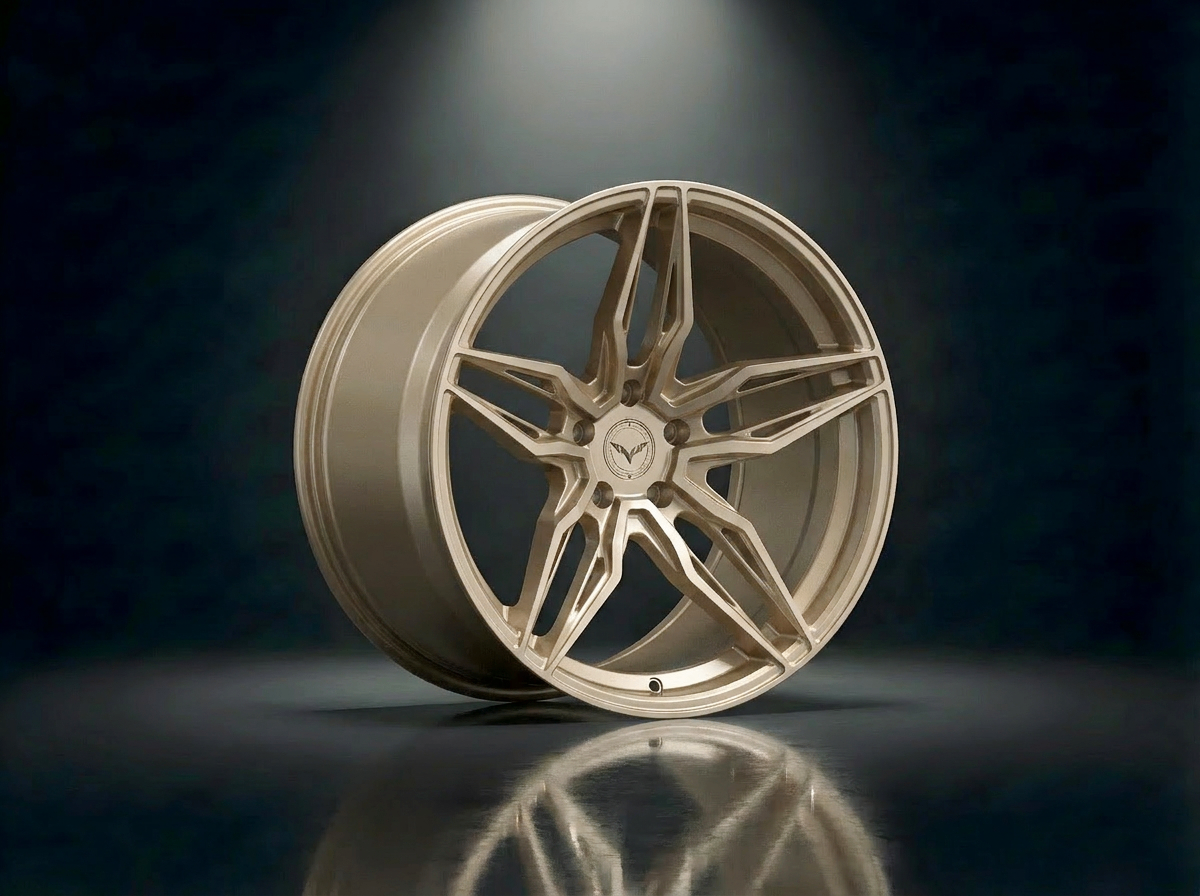 MONERO 10NE - VI forged wheel in soft champagne silver