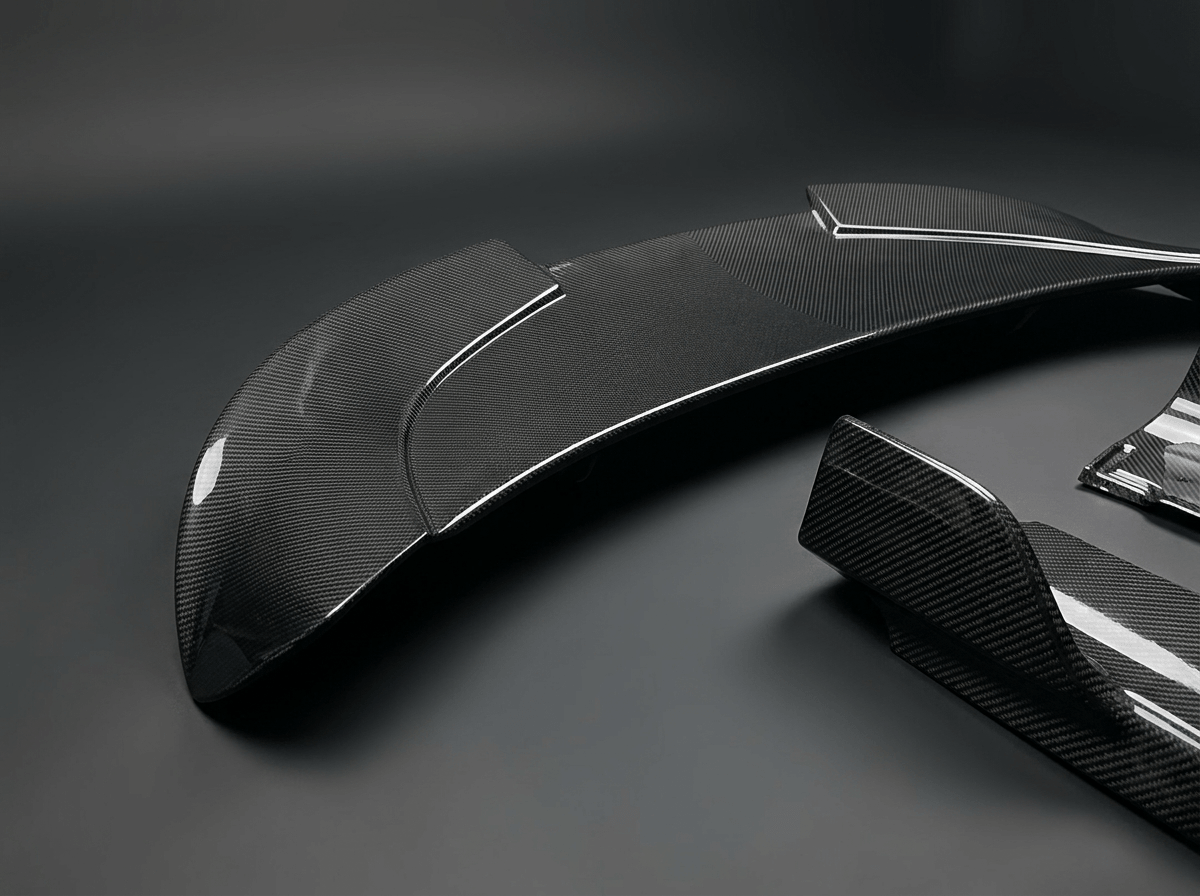 McLaren 750S dry carbon rear wing component