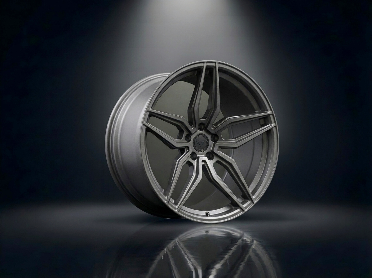 MONERO 10NE - XI forged wheel — Satin Graphite / Mirror Lip finish