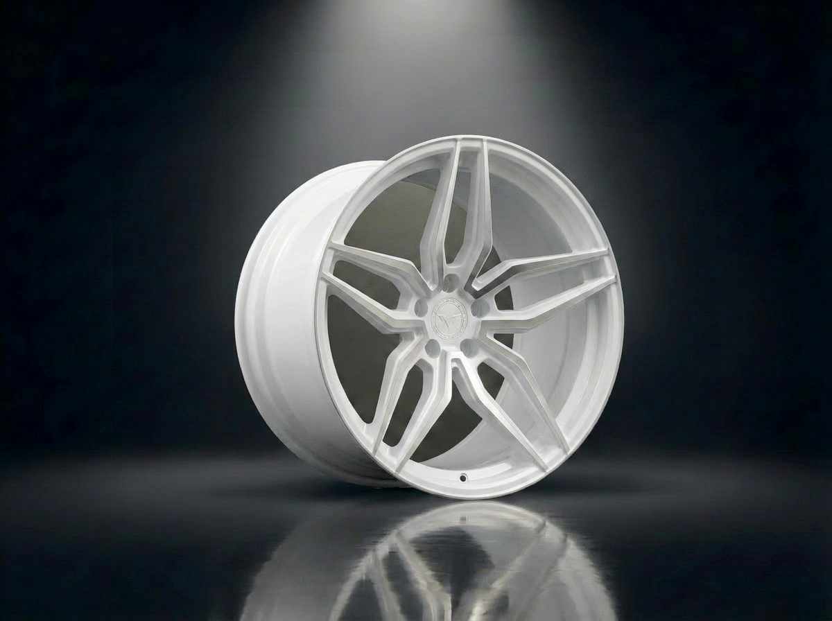 MONERO 10NE - XI forged wheel — White / Mirror Lip finish