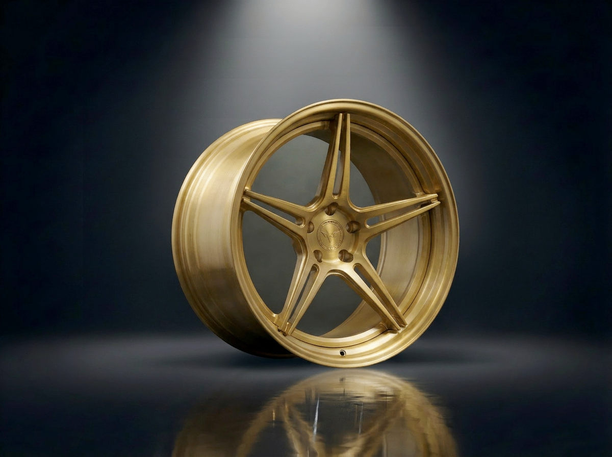 MONERO 10NE - IX forged wheel — Brushed Gold finish