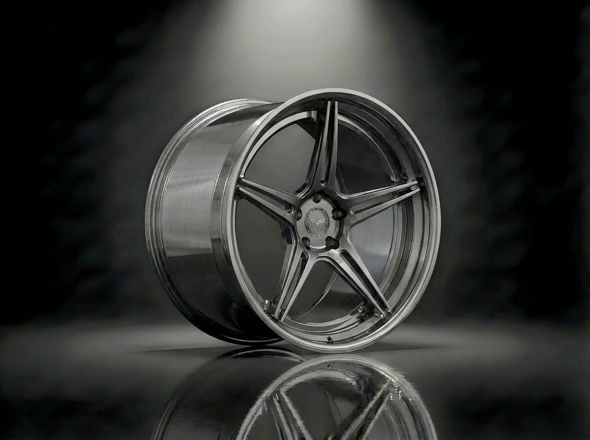 MONERO 10NE - IX forged wheel — Raw Machined Silver finish