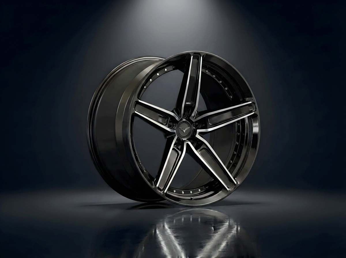 MONERO 10NE - XVIII forged wheel — Gloss Black Milled finish