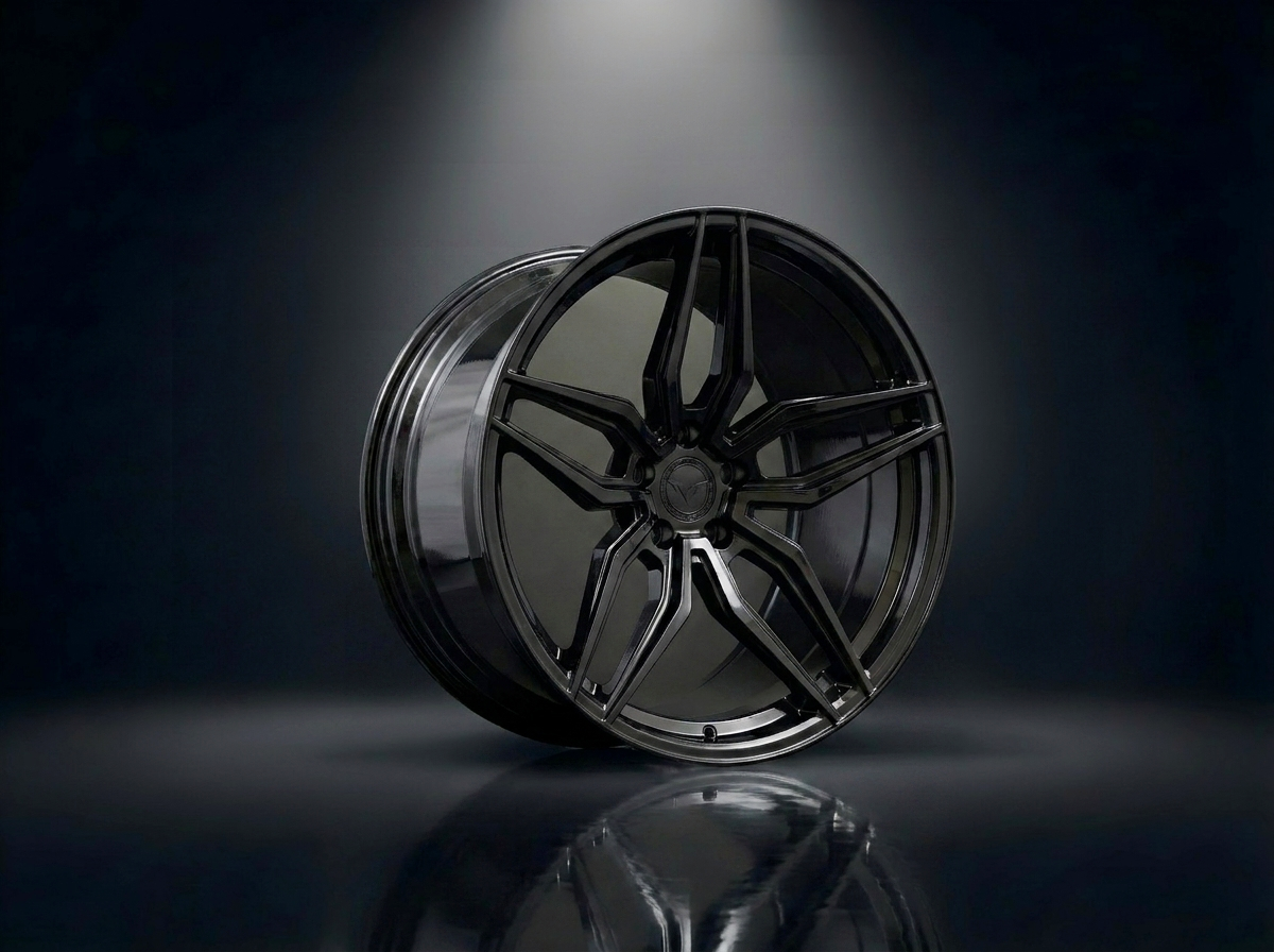 MONERO 10NE - XI forged wheel — Gloss Black / Mirror Lip finish