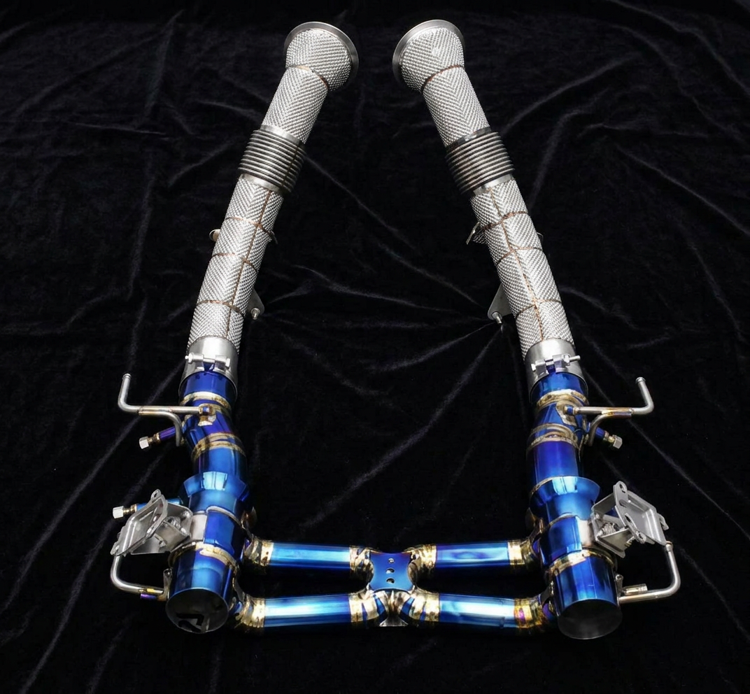 Ferrari SF90 valvetronic exhaust — Blue Valvetronic System