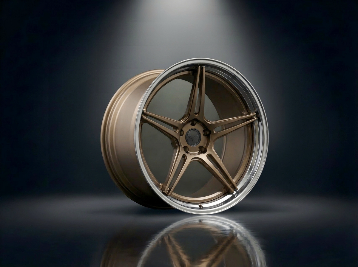 MONERO 10NE - IX forged wheel — Champagne Bronze / Mirror Lip finish