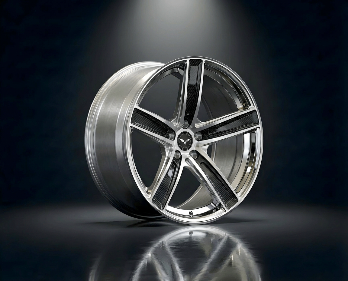 MONERO 10NE - X forged wheel — Brushed Silver / Mirror Lip finish