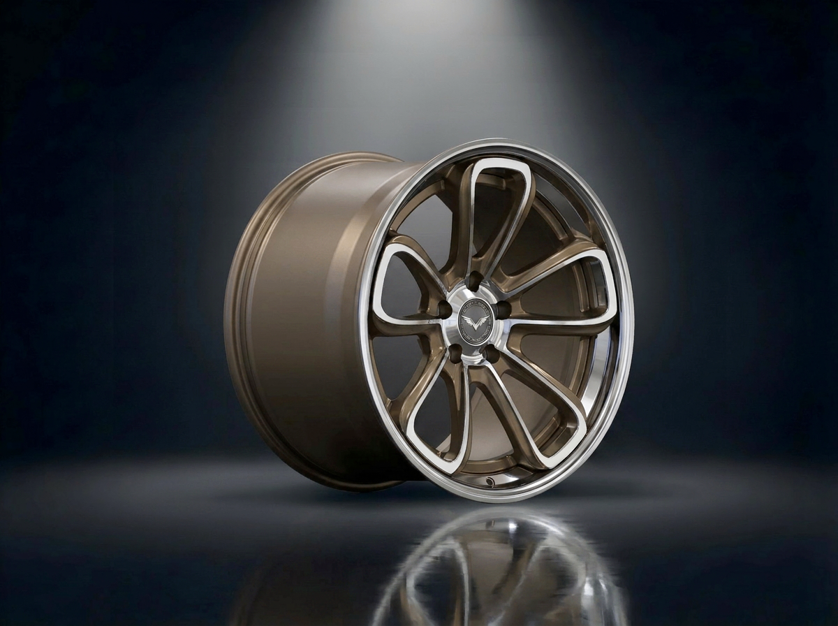 MONERO 2TW0 - I forged wheel — Satin Bronze / Polished Lip finish