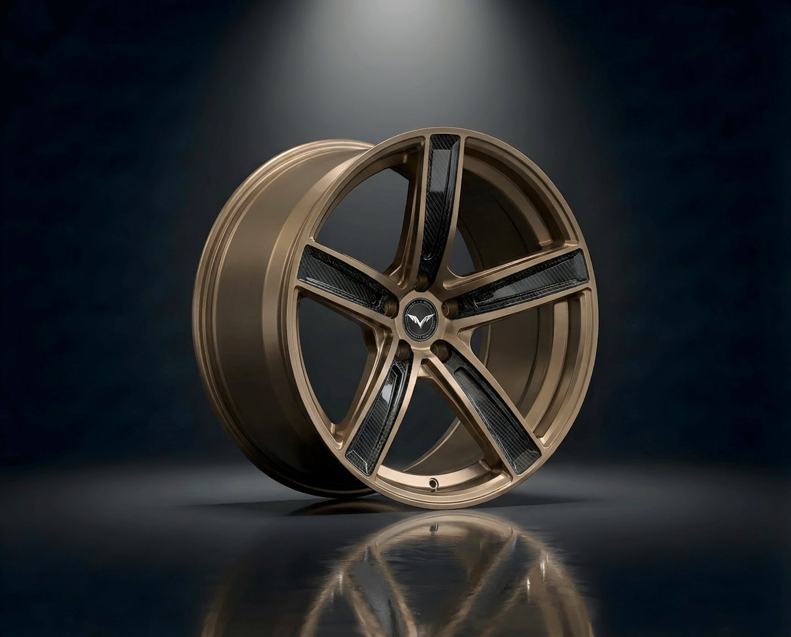 MONERO 10NE - X forged wheel — Rose Bronze / Mirror Lip finish