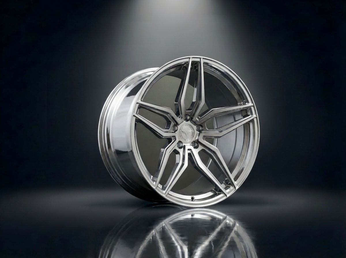 MONERO 10NE - XI forged wheel — Polished Silver finish