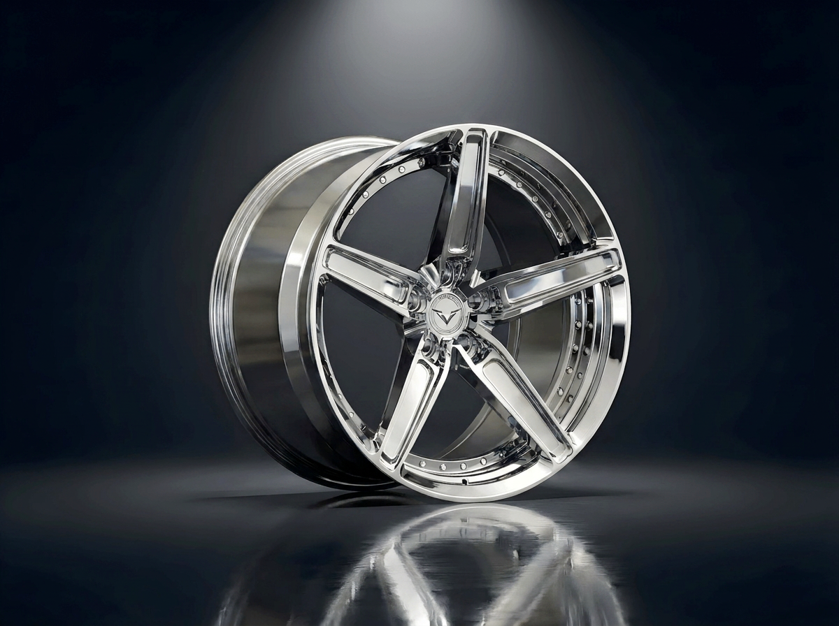 MONERO 10NE - XVIII forged wheel — Polished Chrome finish