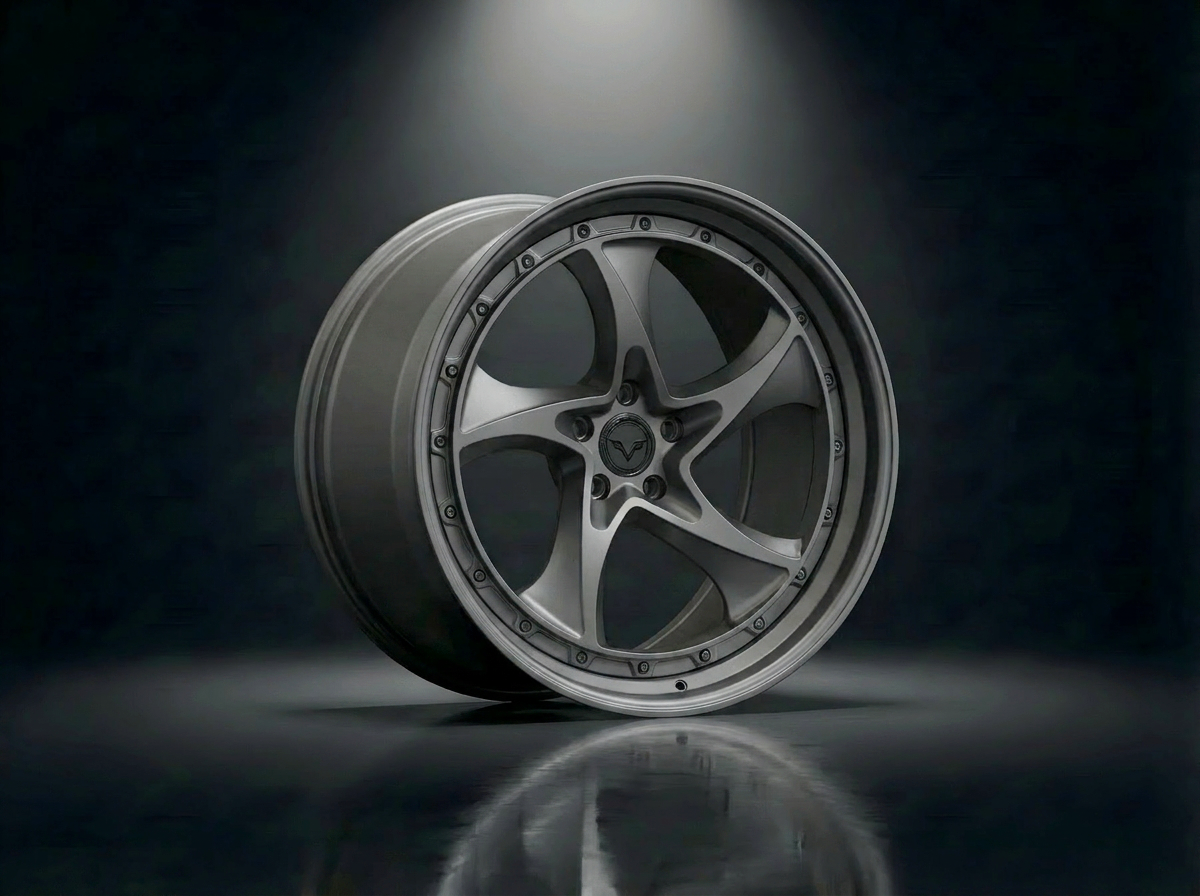 MONERO 10NE - XII forged wheel — Satin Titanium finish
