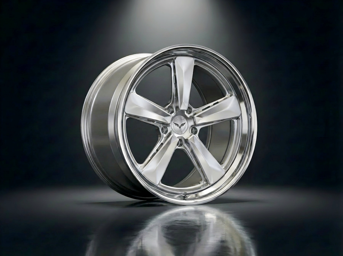 MONERO 10NE - IV forged wheel — Polished Silver / Mirror Lip finish