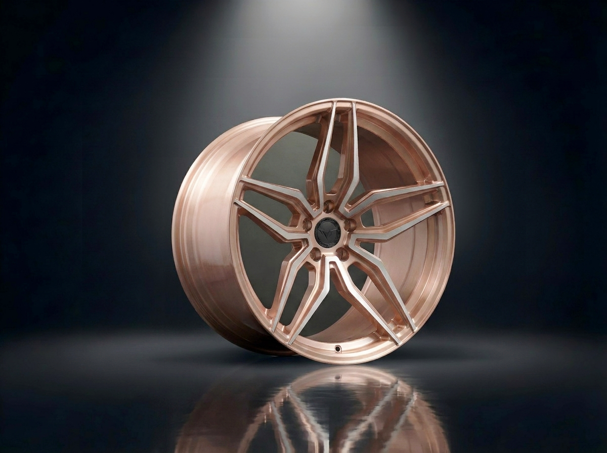 MONERO 10NE - XI forged wheel — Rose Bronze / Mirror Lip finish