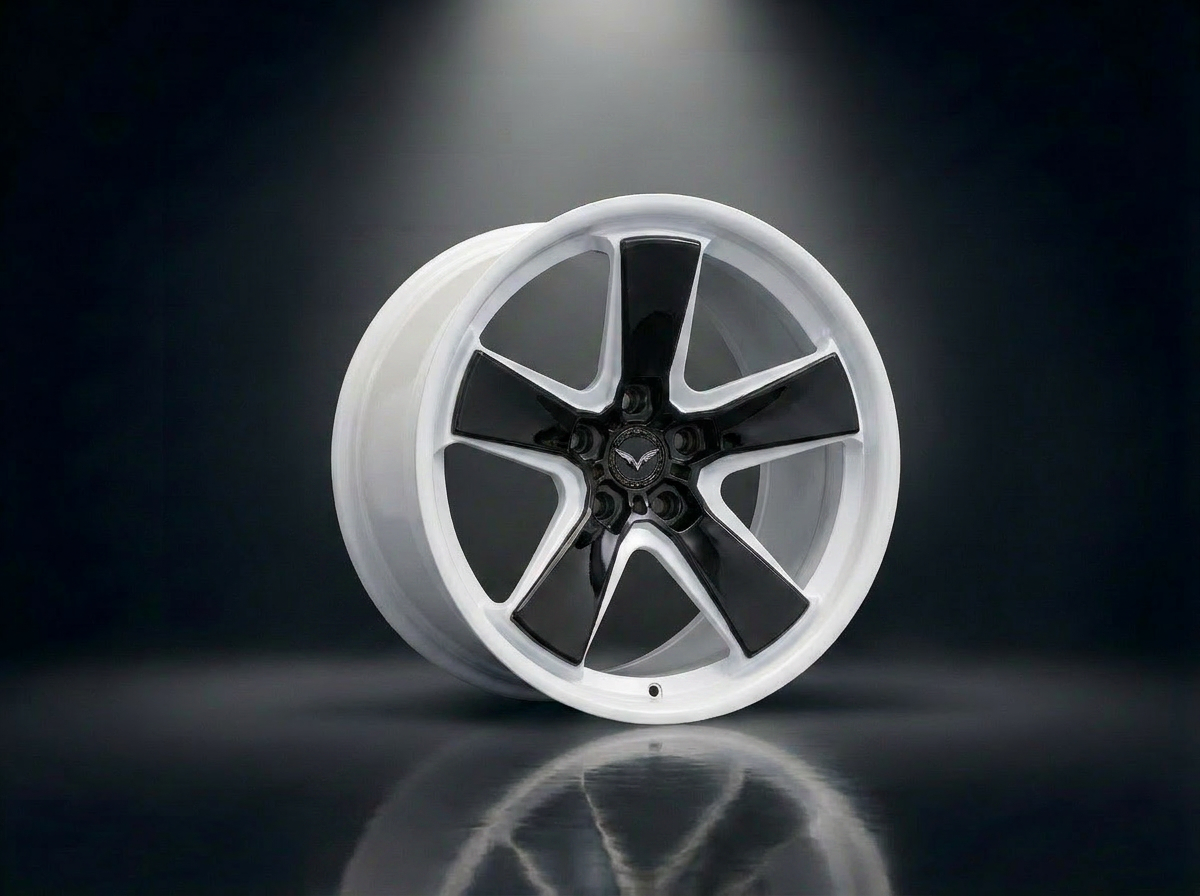 MONERO 10NE - III forged wheel — Gloss White / Black Face finish
