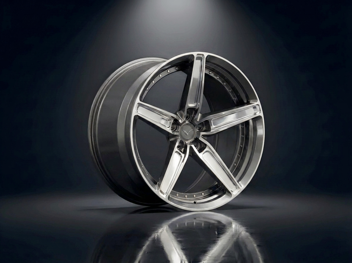 MONERO 10NE - XVIII forged wheel — Brushed Silver / Machined finish