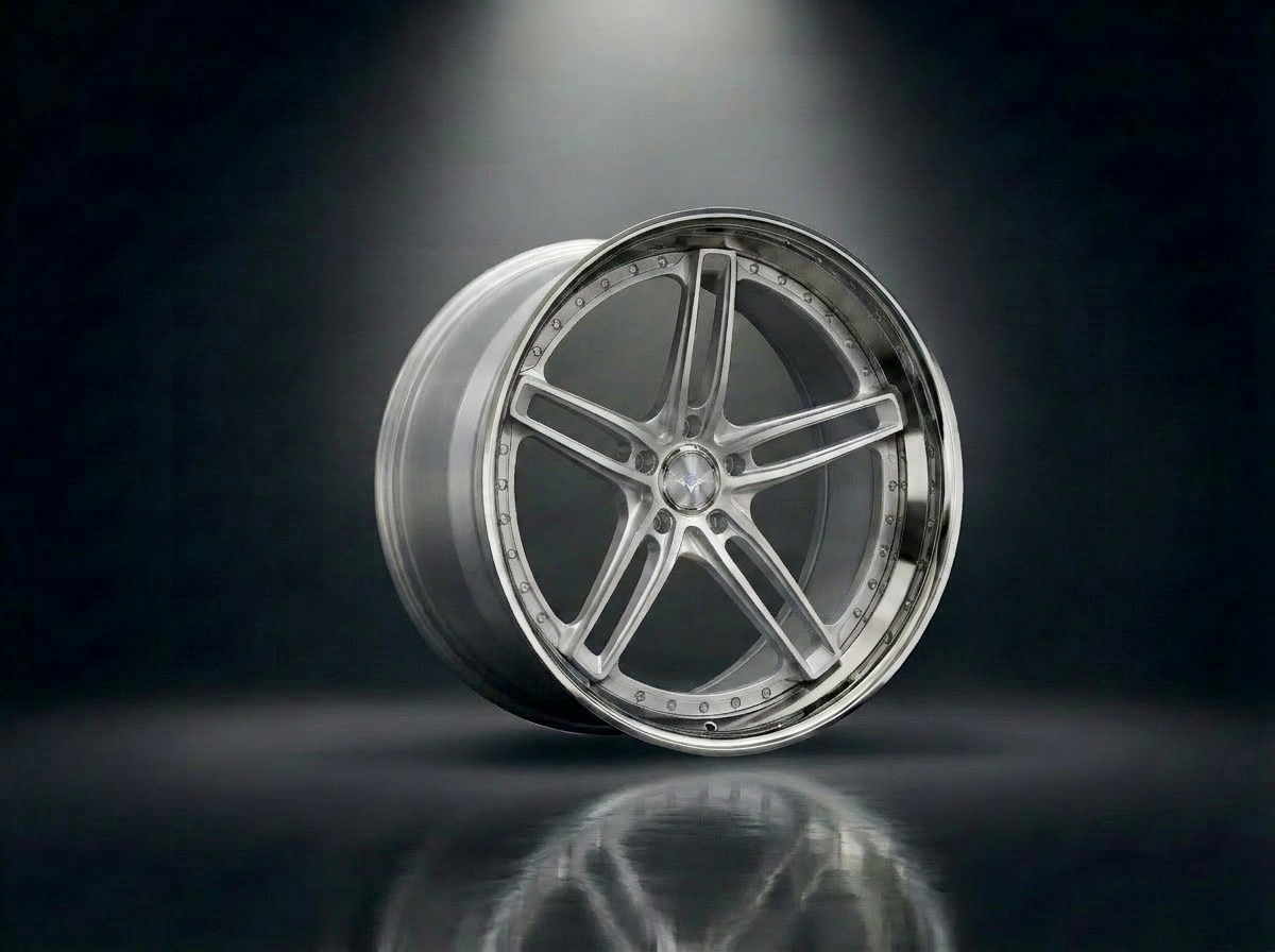MONERO 10NE - VII forged wheel — Bright Brushed Silver finish