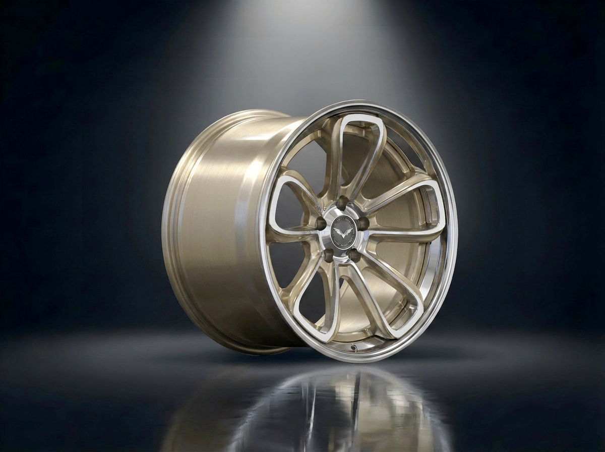MONERO 2TW0 - I forged wheel — Champagne Gold / Polished Lip finish