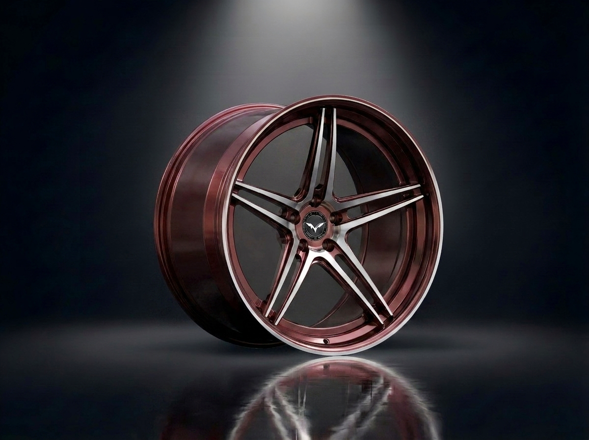 MONERO 10NE - XV forged wheel — Bronze Red / Machined Face finish