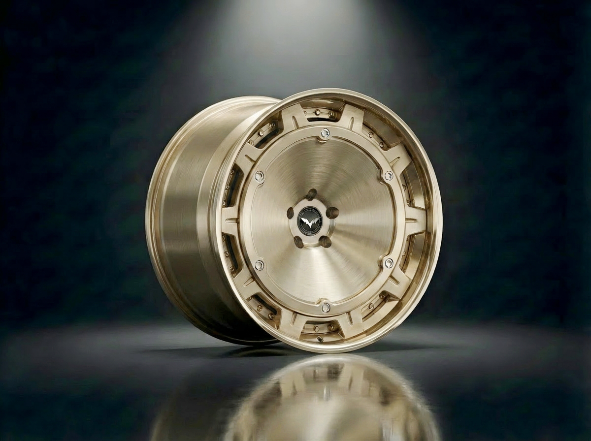 MONERO E1GHT - XVII forged wheel — Champagne Gold finish