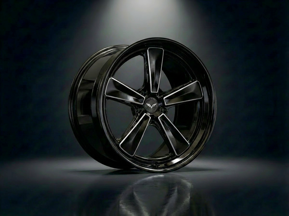 MONERO 10NE - IV forged wheel — Gloss Black / Machined Edge finish