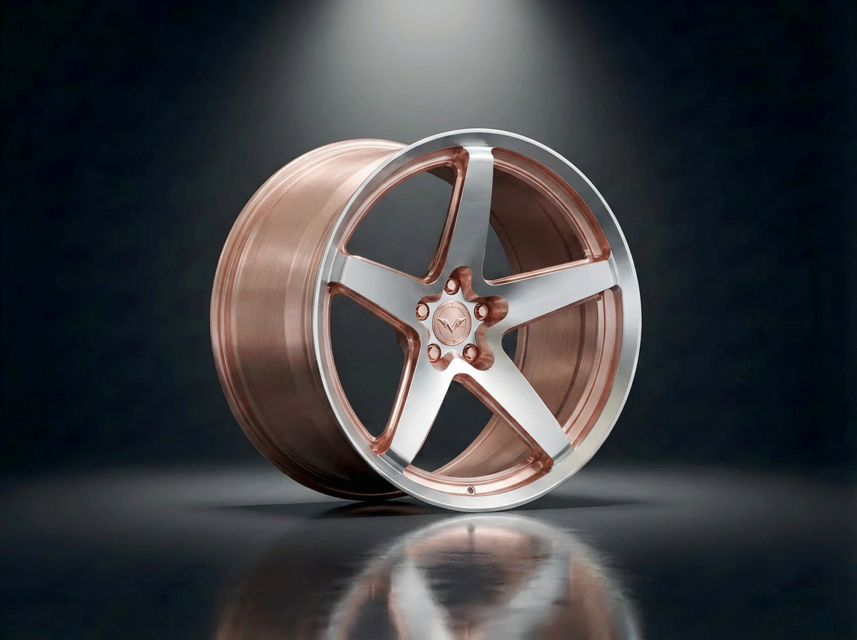 MONERO 10NE - XIV forged wheel — Rose Copper / Bright Face finish