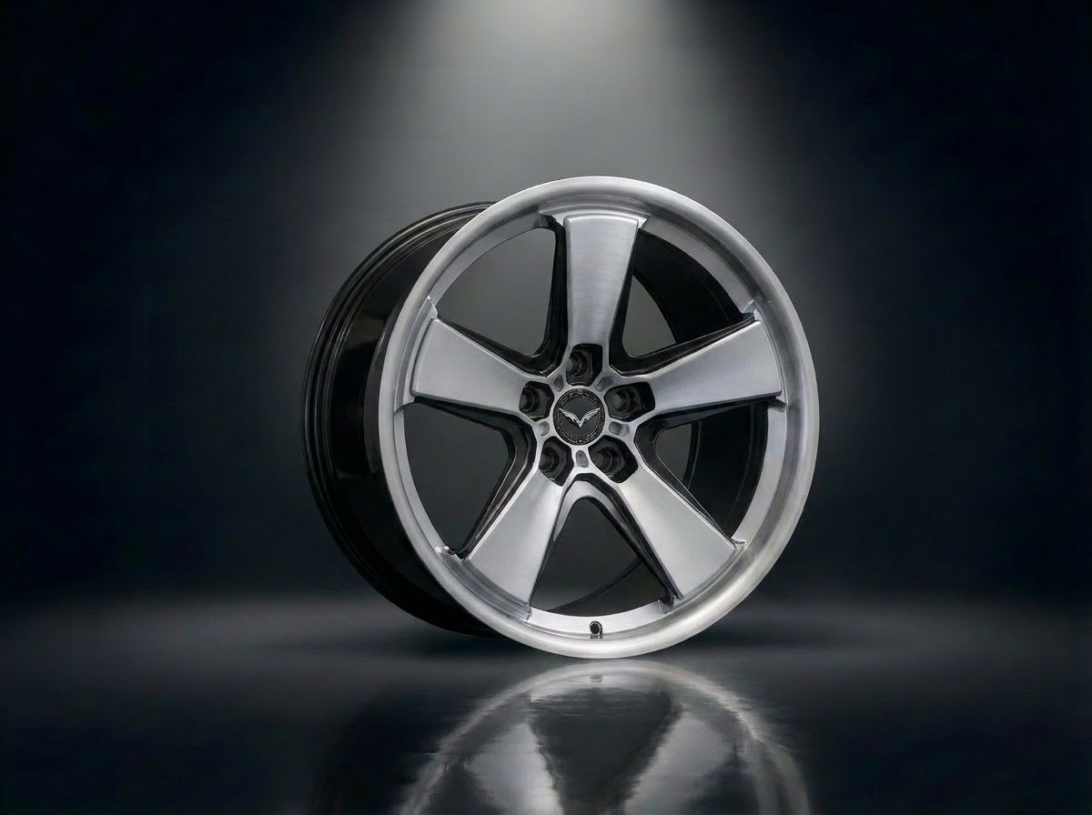 MONERO 10NE - III forged wheel — Brushed Silver / Black Barrel finish