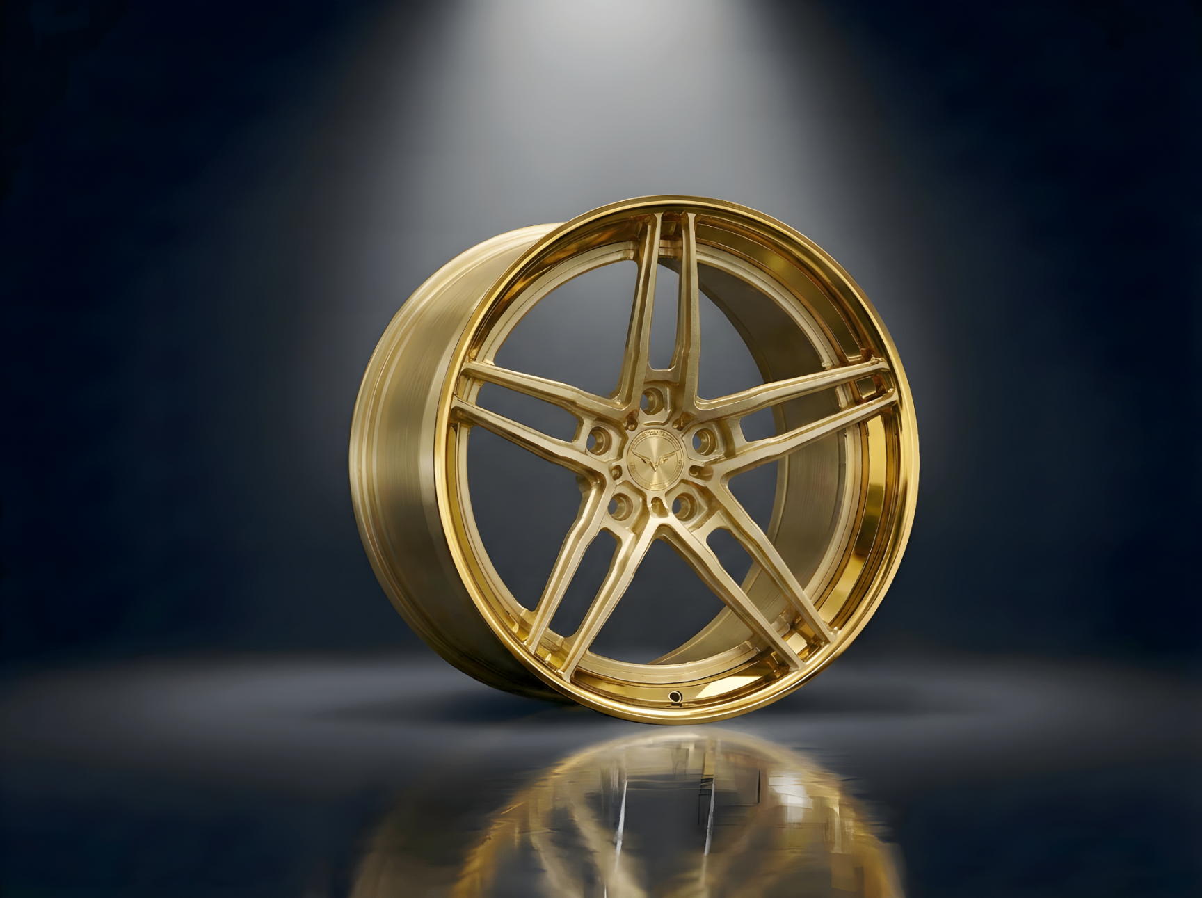 MONERO 10NE - I forged wheel — Polished Gold finish