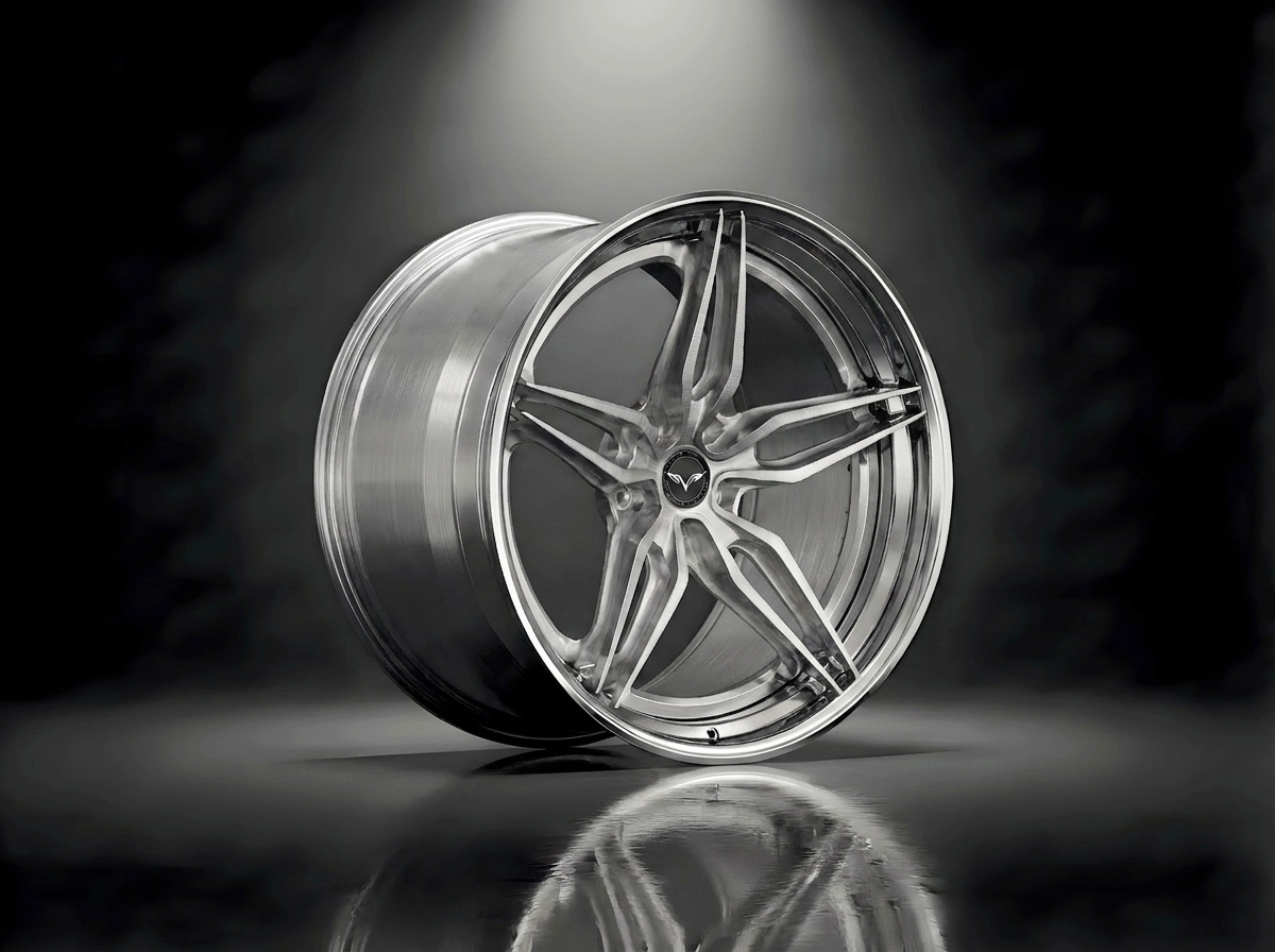 MONERO 10NE - VIII forged wheel — Bright Brushed Silver finish