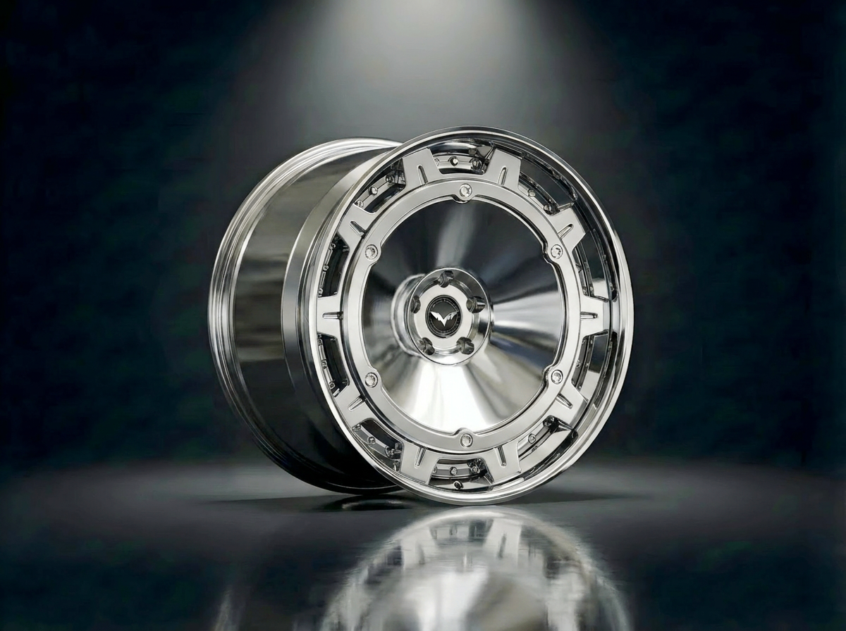 MONERO E1GHT - XVII forged wheel — Polished Silver finish