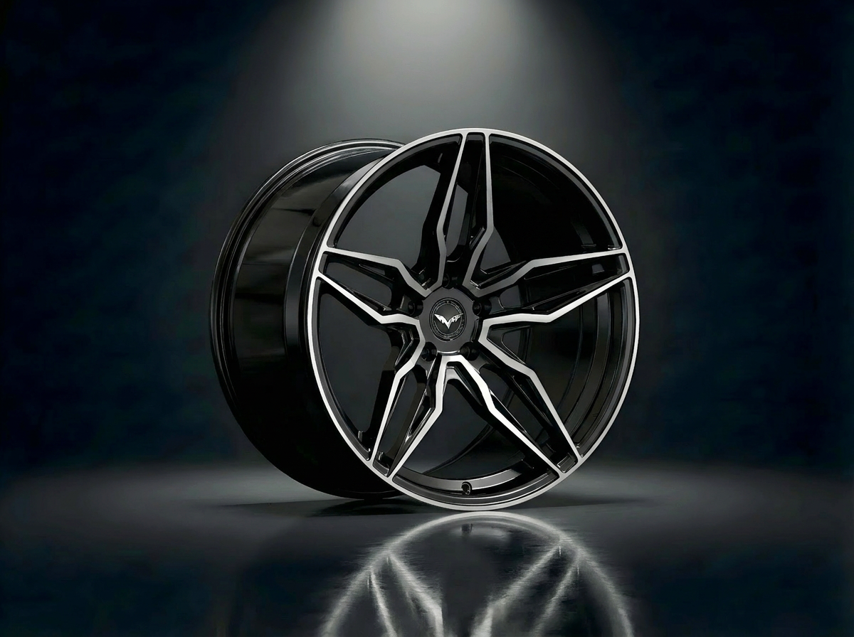 MONERO 10NE - VI forged wheel in gloss black and machined face