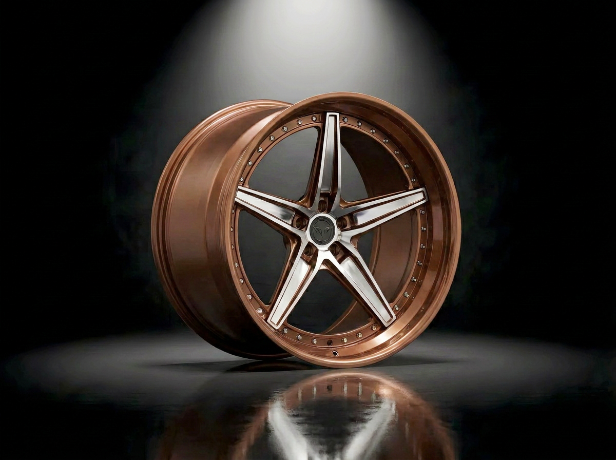 MONERO 10NE - XVI forged wheel — Polished Rose Gold finish