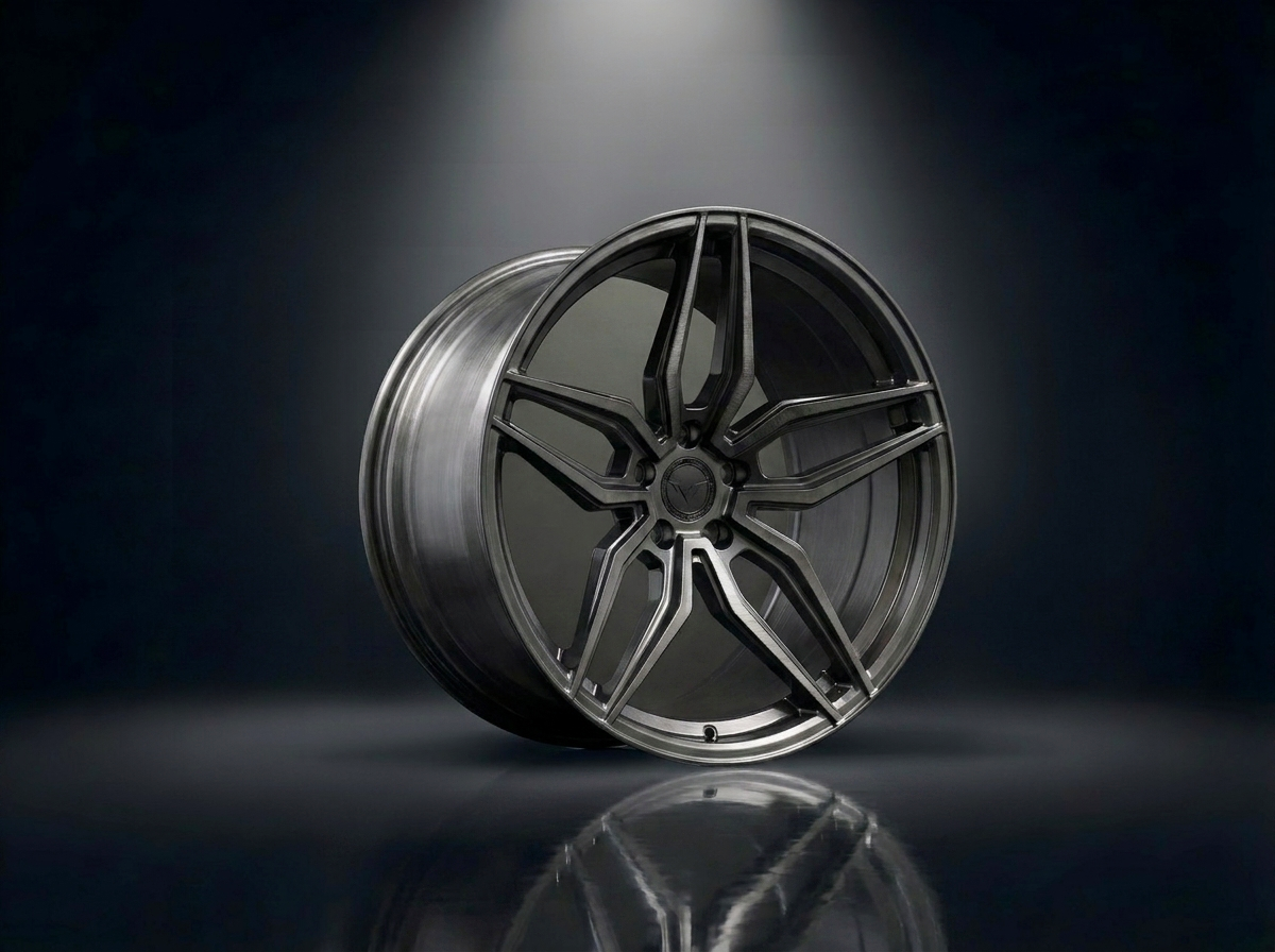 MONERO 10NE - XI forged wheel — Brushed Titanium finish