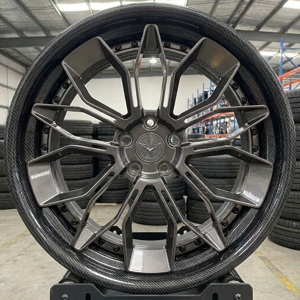 Carbon Split Spoke forged wheel