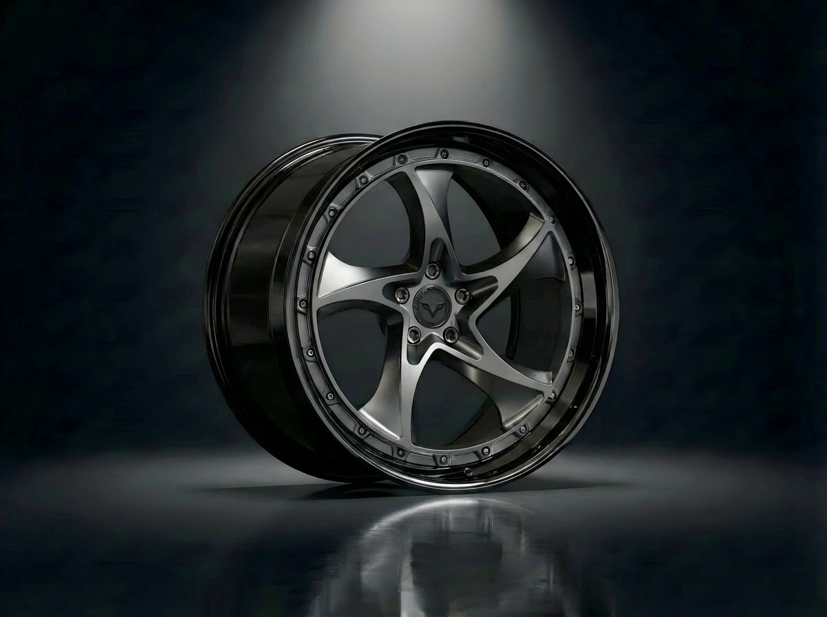 MONERO 10NE - XII forged wheel — Gloss Black / Mirror Lip finish