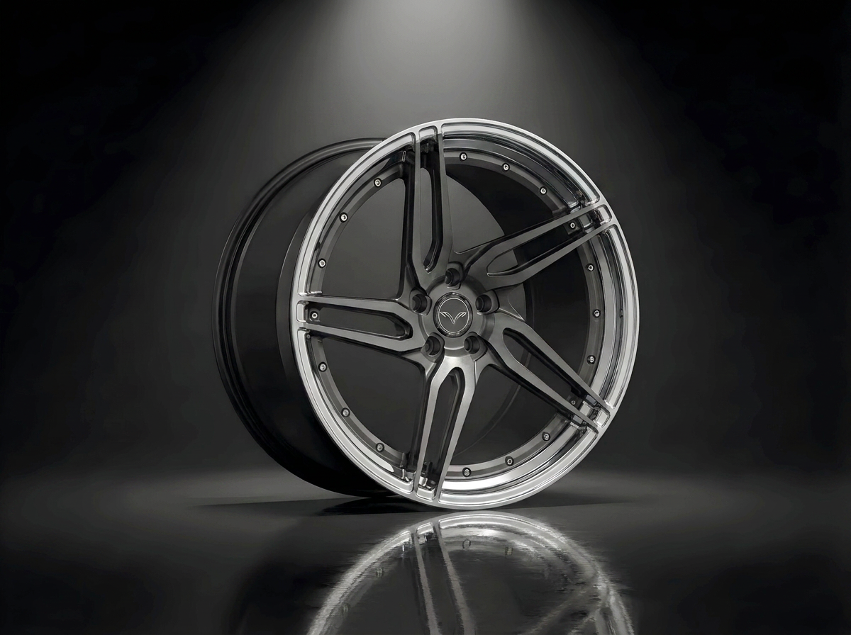 MONERO 10NE - XVII forged wheel — Brushed Titanium finish