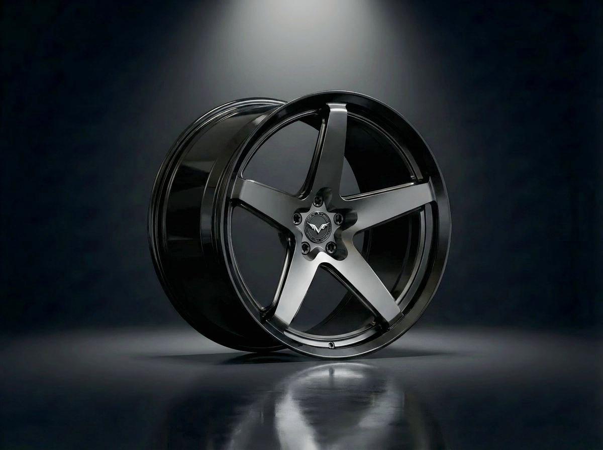 MONERO 10NE - XIV forged wheel — Gloss Black / Brushed Face finish
