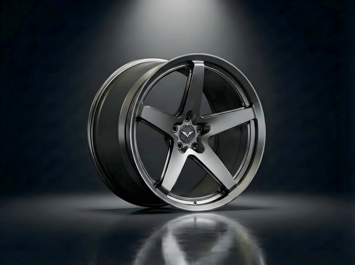 MONERO 10NE - XIV forged wheel — Titanium / Bright Face finish