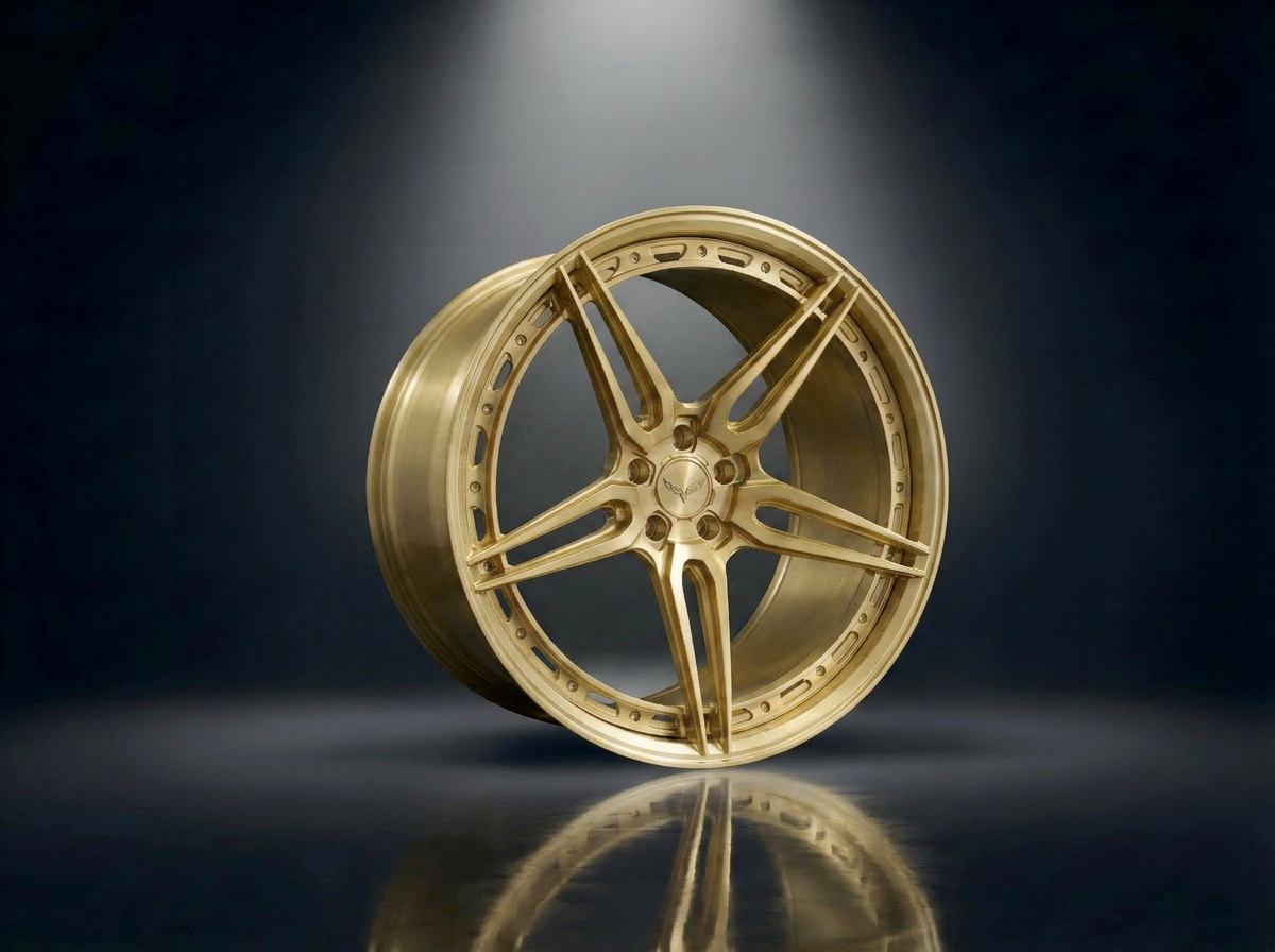 MONERO 10NE - XIII forged wheel — Brushed Gold finish