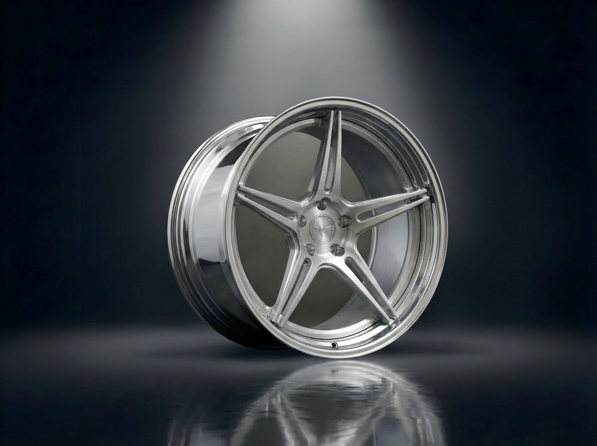 MONERO 10NE - IX forged wheel — Polished Silver / Mirror Lip finish
