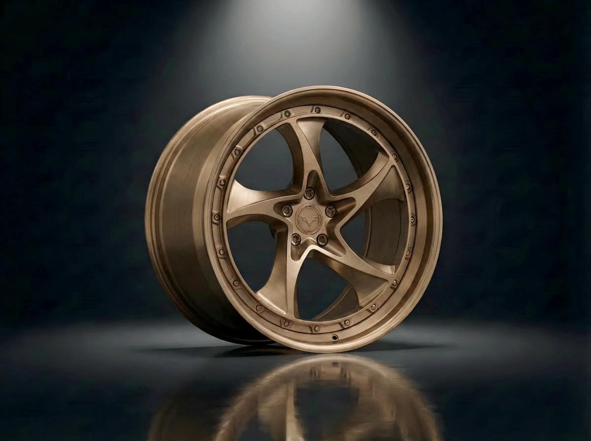 MONERO 10NE - XII forged wheel — Brushed Bronze / Satin Barrel finish