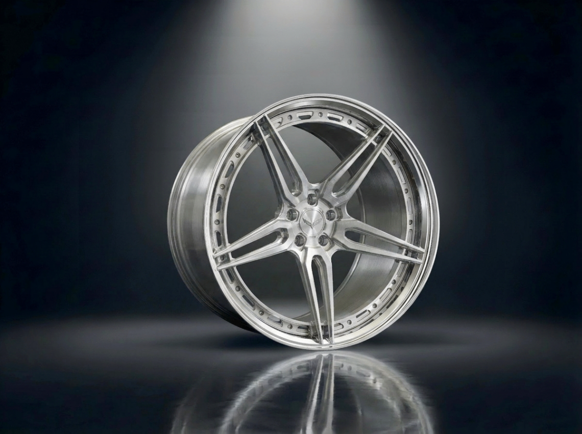 MONERO 10NE - XIII forged wheel — Brushed Silver finish