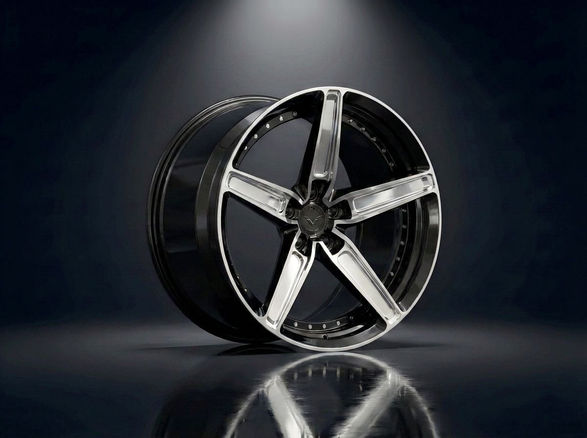 MONERO 10NE - XVIII forged wheel — Gloss Black / Machined Face finish