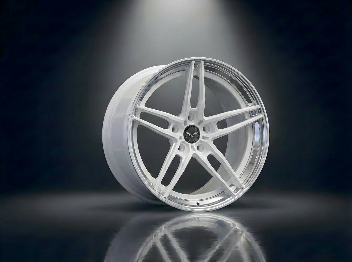 MONERO 10NE - I forged wheel — Brushed Aluminum / Polished Lip finish