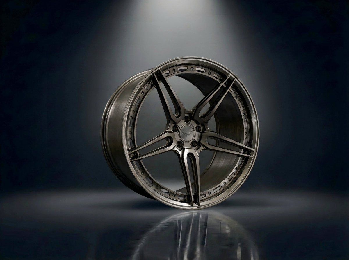MONERO 10NE - XIII forged wheel — Brushed Titanium Smoke finish