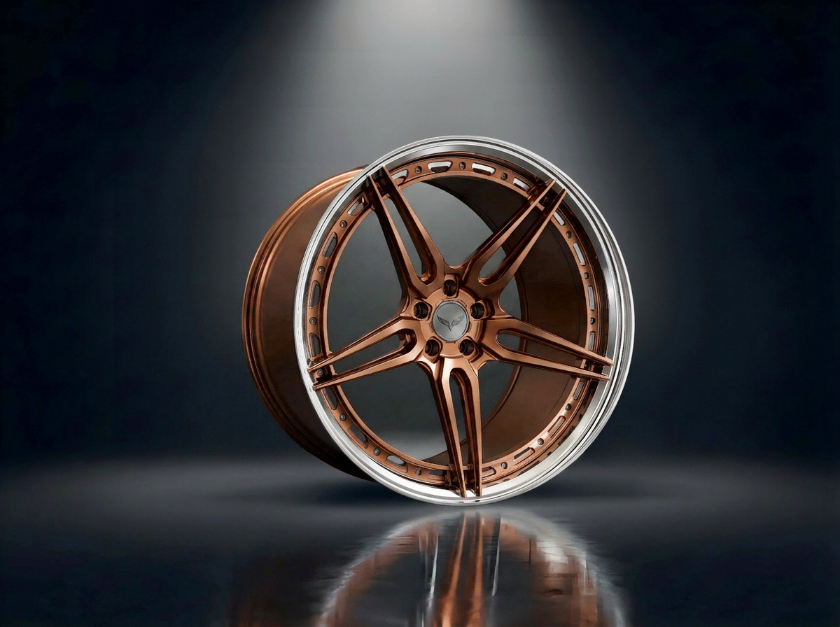MONERO 10NE - XIII forged wheel — Rose Bronze / Mirror Lip finish